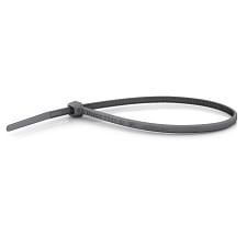 Cable ties for indoor and chemical use 22 in Polypropylene halogen free colour grey