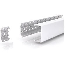 Trunkings for HVAC 31 in LMP colour white