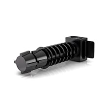 Wall plugs 25 in LMP halogen free colour black